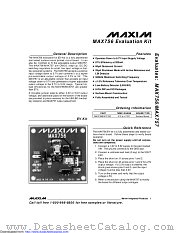 MAX756EVKIT-SO datasheet pdf MAXIM - Dallas Semiconductor