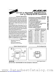 MAX761ESA-T datasheet pdf MAXIM - Dallas Semiconductor