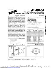 MAX766CSA+ datasheet pdf MAXIM - Dallas Semiconductor