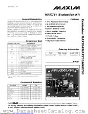 MAX764EVKIT-SO datasheet pdf MAXIM - Dallas Semiconductor