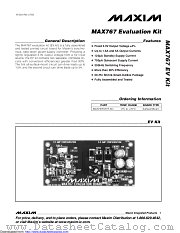 MAX767EVKIT-SO datasheet pdf MAXIM - Dallas Semiconductor