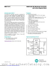 MAX77271EWL+T datasheet pdf MAXIM - Dallas Semiconductor