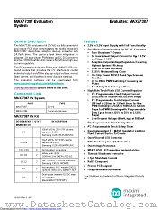 MAX77387EVSYS datasheet pdf MAXIM - Dallas Semiconductor