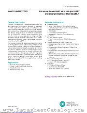 MAX77651EWV+T datasheet pdf MAXIM - Dallas Semiconductor
