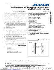 MAX807LCWE+ datasheet pdf MAXIM - Dallas Semiconductor