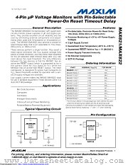 MAX821TUS/GG8 datasheet pdf MAXIM - Dallas Semiconductor