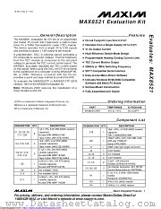 MAX8521EVKIT datasheet pdf MAXIM - Dallas Semiconductor