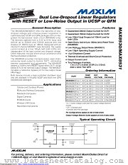MAX8530ETTG2+ datasheet pdf MAXIM - Dallas Semiconductor