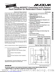 MAX8535EUA+T datasheet pdf MAXIM - Dallas Semiconductor