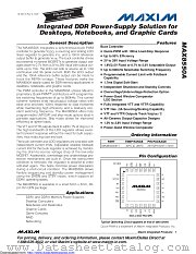 MAX8550A datasheet pdf MAXIM - Dallas Semiconductor
