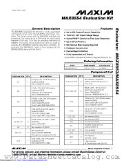 MAX8554EVKIT datasheet pdf MAXIM - Dallas Semiconductor