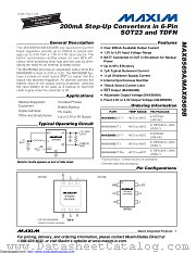 MAX8569A datasheet pdf MAXIM - Dallas Semiconductor