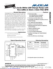 MAX8631XETI+TG104 datasheet pdf MAXIM - Dallas Semiconductor