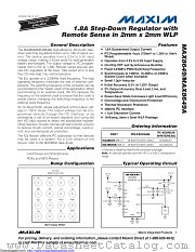 MAX8649EWE+ datasheet pdf MAXIM - Dallas Semiconductor