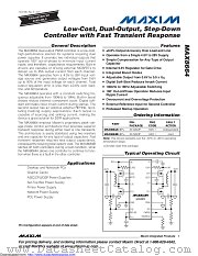 MAX8664AEEP+ datasheet pdf MAXIM - Dallas Semiconductor