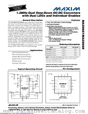 MAX8667ETEAB+T datasheet pdf MAXIM - Dallas Semiconductor