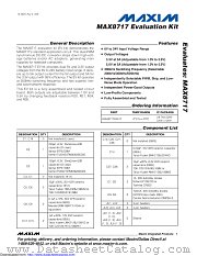 MAX8717EVKIT datasheet pdf MAXIM - Dallas Semiconductor