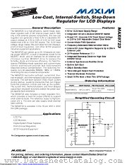 MAX8723 datasheet pdf MAXIM - Dallas Semiconductor
