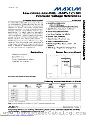 MAX873B datasheet pdf MAXIM - Dallas Semiconductor