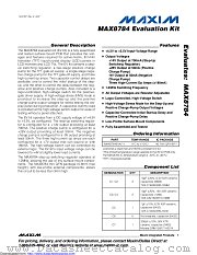 MAX8784EVKIT+ datasheet pdf MAXIM - Dallas Semiconductor