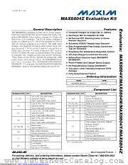 MAX8804ZEVKIT+ datasheet pdf MAXIM - Dallas Semiconductor