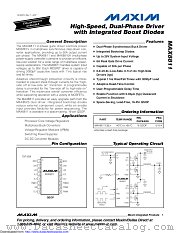 MAX8811 datasheet pdf MAXIM - Dallas Semiconductor