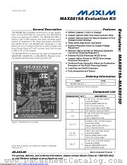 MAX8819AEVKIT datasheet pdf MAXIM - Dallas Semiconductor