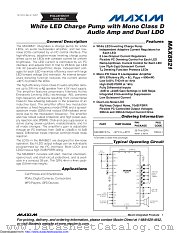 MAX8821ETI+ datasheet pdf MAXIM - Dallas Semiconductor