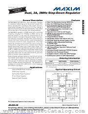 MAX8833ETJ+ datasheet pdf MAXIM - Dallas Semiconductor