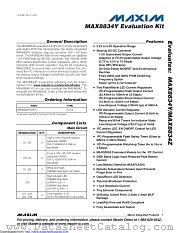 MAX8834YEVKIT datasheet pdf MAXIM - Dallas Semiconductor