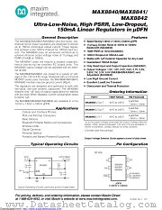 MAX8840 datasheet pdf MAXIM - Dallas Semiconductor