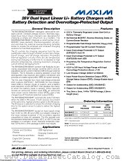 MAX8844YETD+ datasheet pdf MAXIM - Dallas Semiconductor