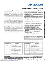 MAX8844ZEVKIT+ datasheet pdf MAXIM - Dallas Semiconductor
