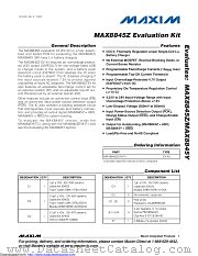 MAX8845ZEVKIT datasheet pdf MAXIM - Dallas Semiconductor