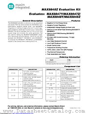 MAX8848ZEVKIT datasheet pdf MAXIM - Dallas Semiconductor