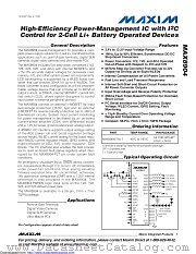 MAX8904ETN+ datasheet pdf MAXIM - Dallas Semiconductor