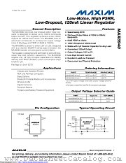 MAX8940EXK28+T datasheet pdf MAXIM - Dallas Semiconductor