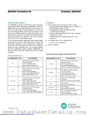 MAX8967EVKIT datasheet pdf MAXIM - Dallas Semiconductor