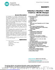 MAX8971CEWP+ datasheet pdf MAXIM - Dallas Semiconductor