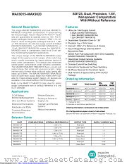 MAX9016AEKA+ datasheet pdf MAXIM - Dallas Semiconductor