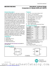 MAX9062 datasheet pdf MAXIM - Dallas Semiconductor