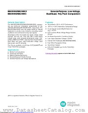 MAX9092AUA+T datasheet pdf MAXIM - Dallas Semiconductor