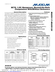 MAX9118EXK+ datasheet pdf MAXIM - Dallas Semiconductor