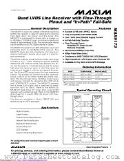 MAX9173EUE+T datasheet pdf MAXIM - Dallas Semiconductor