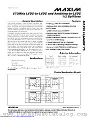 MAX9175EUB datasheet pdf MAXIM - Dallas Semiconductor