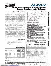 MAX9246EUM+D datasheet pdf MAXIM - Dallas Semiconductor