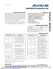 MAX9249EVKIT datasheet pdf MAXIM - Dallas Semiconductor
