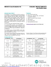 MAX9272COAXEVKIT# datasheet pdf MAXIM - Dallas Semiconductor