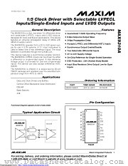 MAX9310AEUP+T datasheet pdf MAXIM - Dallas Semiconductor