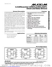 MAX9320ESA+T datasheet pdf MAXIM - Dallas Semiconductor